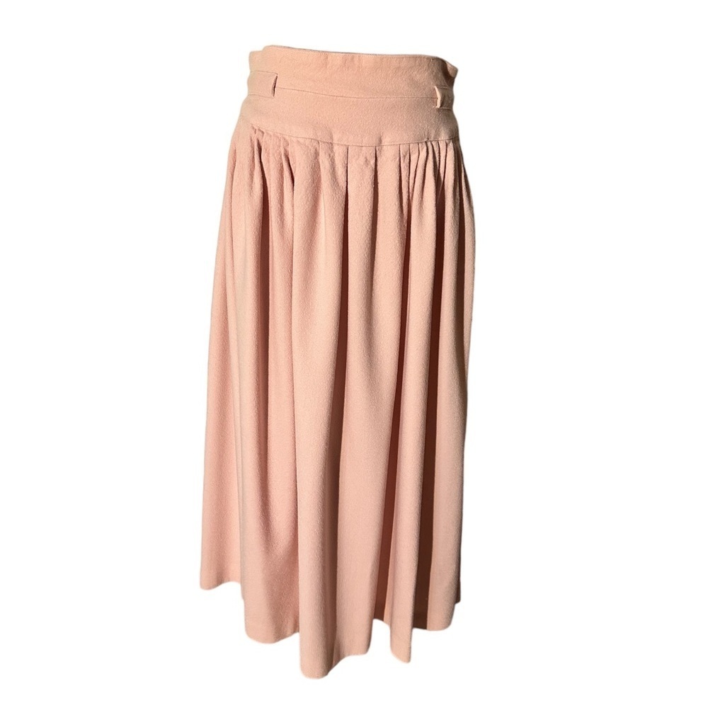 Vintage Saks Fifth Avenue Blush Pink Full Skirt - Picture 2 of 4